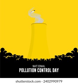 National Pollution Day vector illustration