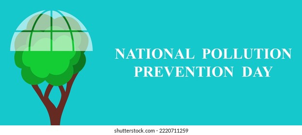 National Pollution Prevention Day, Vector Banner