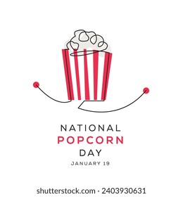 National Popcorn Day, held on 19 January.
