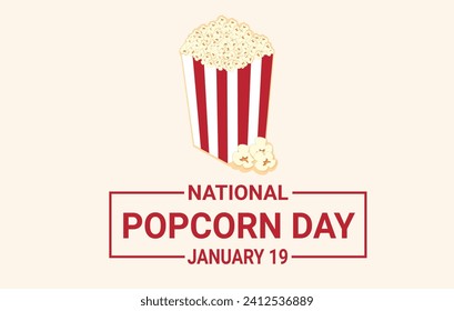 National Popcorn Day on January 19th