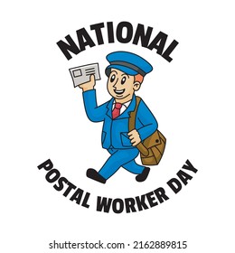 National Postal Worker Day Design Vector