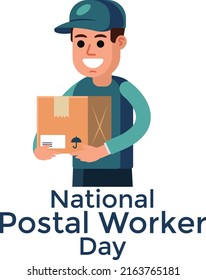 National Postal Worker Day Vector