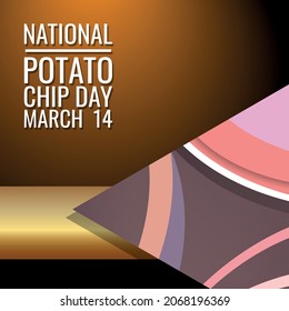 National Potato Chip Day . Design Suitable For Greeting Card Poster And Banner