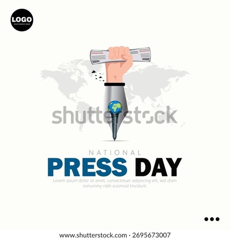 National Press Day is observed to recognize the role of a free and responsible press.