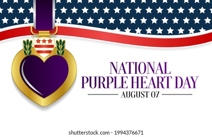 National Purple heart day is observed every year on August 7, to remember and honor the brave men and women who were either wounded on the battlefield, or paid the ultimate sacrifice with their lives.