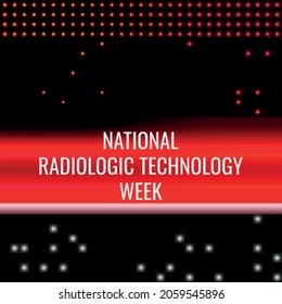 National Radiologic Technology Week	.Geometric design suitable for greeting card poster and banner