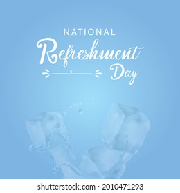 National Refreshment Day , Vector Illustration Design.