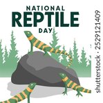 national reptile day with some reptiles