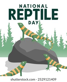 national reptile day with some reptiles