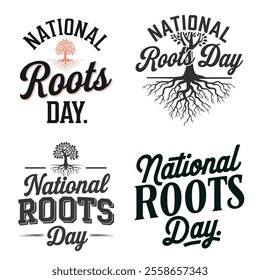 National Roots Day Bundles Vector Illustration Design.