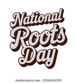 National Roots Day Vector Illustration Design.