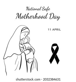 National Safe Motherhood Day, Vector illustration design.

