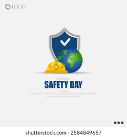 National Safety Day promotes awareness about safety measures, accident prevention, and health in workplaces and daily life