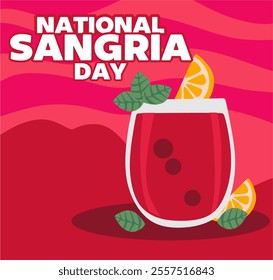 National Sangria Day with refreshing sangria drinks