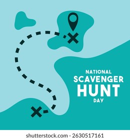 National Scavenger Hunt Day. May. Eps 10.