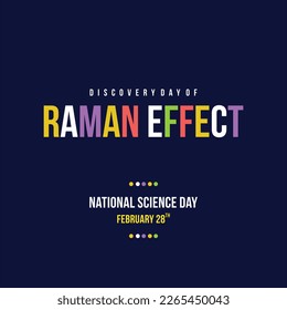 National Science Day Vector - CV Raman, February 28th