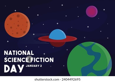 National Science Fiction Day. January 2. Eps 10.