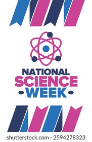 National Science Week. Celebrating science, technology, engineering and maths. DIY. Medical and healthcare. Vector illustration