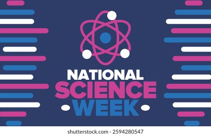 National Science Week. Celebrating science, technology, engineering and maths. DIY. Medical and healthcare. Vector illustration