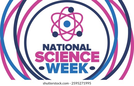 National Science Week. Celebrating science, technology, engineering and maths. DIY. Medical and healthcare. Vector illustration