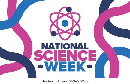 National Science Week. Celebrating science, technology, engineering and maths. DIY. Medical and healthcare. Vector illustration