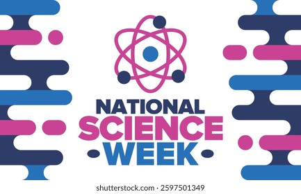 National Science Week. Celebrating science, technology, engineering and maths. DIY. Medical and healthcare. Vector illustration