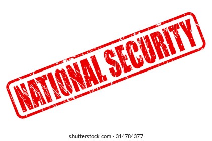 NATIONAL SECURITY red stamp text on white