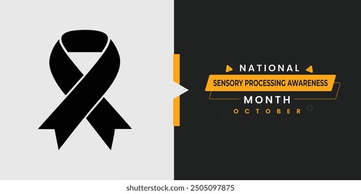 National Sensory Processing Awareness Monat Web-Banner-Vorlage