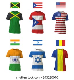 National shirt design. Vector design.