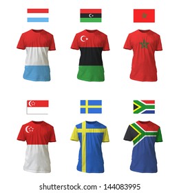 National shirt design. Vector design.