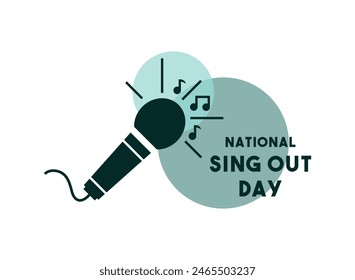 National Sing Out Day. Eps 10.