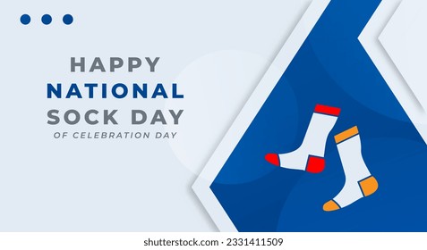 National Sock Day Celebration Vector Design Illustration for Background, Poster, Banner, Advertising, Greeting Card