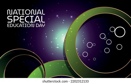 National Special Education Day. Design Suitable For Greeting Card Poster And Banner