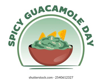 Día Nacional del Guacamole Picante con delicioso guacamole picante