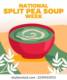 National split pea soup week with delicious soup