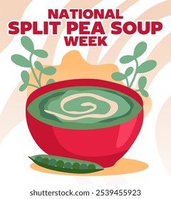 National split pea soup week with delicious soup