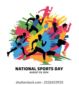 national sports day banner, poster