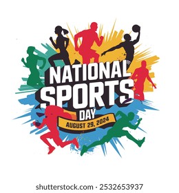 national sports day banner, poster