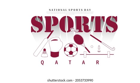 National Sports Day Qatar. National Sports Day is a national holiday in Qatar, held annually on the second Tuesday in February,