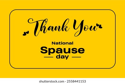 national spouse day holiday Concept