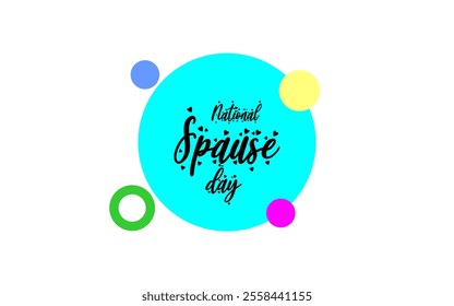 national spouse day holiday Concept