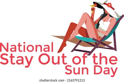 National Stay Out of the Sun Day