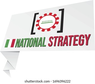 National strategy for fighting corona virus COVID 19 pandemic.