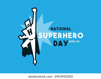 In: National Superhelden Day. 28. April. EPS 10.