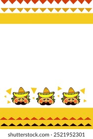 Dia Nacional do Taco. Modelo Png para menu café mexicano, bar, restaurante, festa. Engraçado personagem Taco rabiscar, comida tradicional mexicana, ilustração vetorial em fundo transparente.