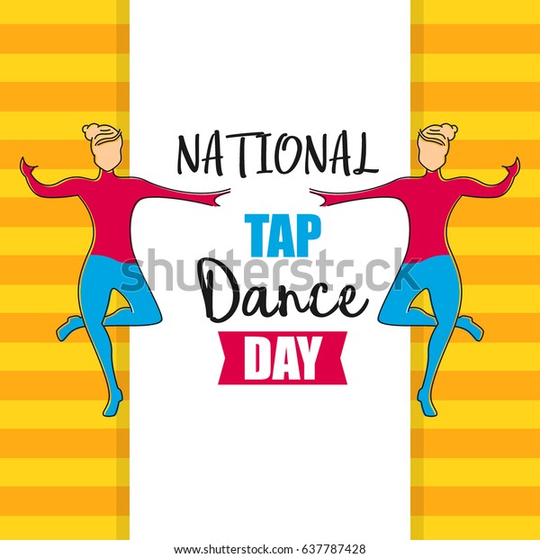 National Tap Dance Day Suitable Banner Stock Vector (Royalty Free) 637787428 Shutterstock