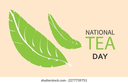 National Tea Day. Template for background, banner, card, poster 
