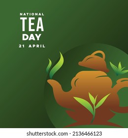 National Tea Day Vector Banner Design