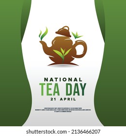 National Tea Day Vector Banner Design