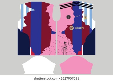 National Team Football Jersey Template